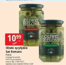 E.Leclerc Oliwki zielone sycylijskie z papryką San Romano oferta