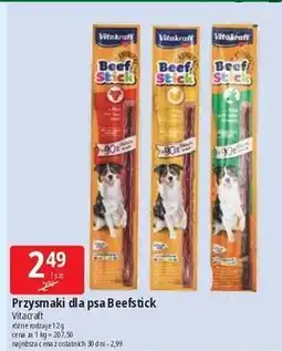 E.Leclerc Przekąska z sercami Vitakraft Beef Stick oferta
