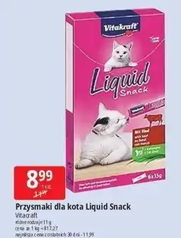E.Leclerc Karma dla kota wołowina Vitakraft Liquid Snack oferta