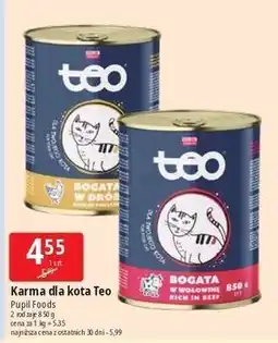 E.Leclerc Karma z wołowiną Teo oferta