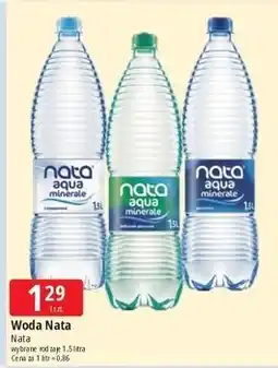 E.Leclerc Woda delikatnie gazowana Nata Aqua oferta