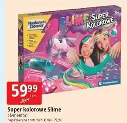 E.Leclerc Naukowa zabawa - slime super kolorowe Clementoni oferta