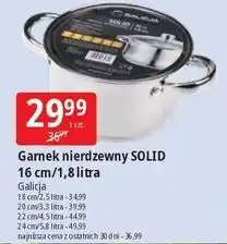 E.Leclerc Garnek nierdzewny solid 24 cm Galicja oferta