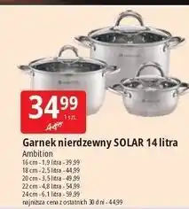 E.Leclerc Garnek nierdzewny solar 14 cm 1.1 l Ambition oferta