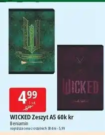 E.Leclerc Zeszyt a5/ 60 kartek kratka Beniamin oferta