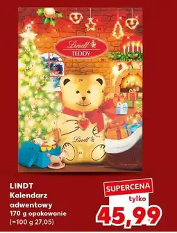 Kaufland Kalendarz adwentowy Lindt Teddy 170 g oferta