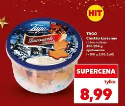 Kaufland Ciastka korzenne różne rodzaje TAGO oferta
