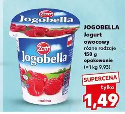 Kaufland Jogurt owocowy Jogobella różne rodzaje Zott oferta