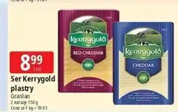 E.Leclerc Ser cheddar plastry Kerrygold oferta
