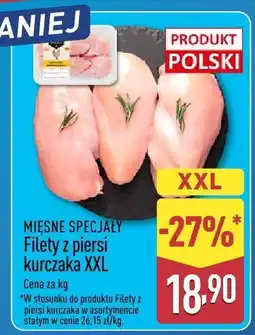 ALDI Filet z piersi kurczaka XXL Mięsne Specjały oferta