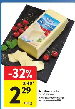 Intermarche Ser Mozzarella 100 g ZM Sokołów oferta