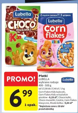 Intermarche Płatki wybrane rodzaje 400-500 g Lubella oferta