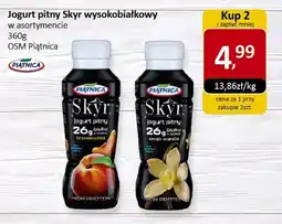 Market Point Jogurt pitny Skyr wysokobiałkowy w asortymencie OSM Piątnica oferta