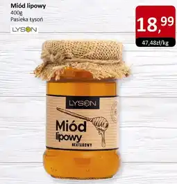 Market Point Miód lipowy 400g Pasieka Łysoń oferta