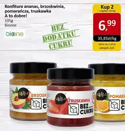 Market Point Konfitura A to dobre! bez dodatku cukru wybrane rodzaje 195g Bioone oferta