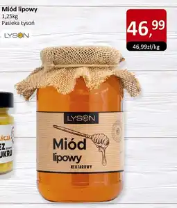 Market Point Miód lipowy 1,25kg Pasieka Łysoń oferta