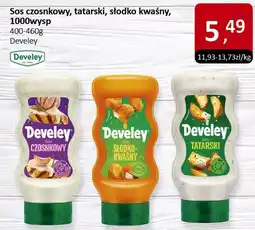 Market Point Sos czosnkowy, tatarski, słodko kwaśny 1000wysp 400-460g Develey oferta