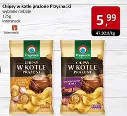 Market Point Chipsy w kotle prażone Przysnacki wybrane rodzaje 125g Intersnack oferta
