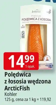 E.Leclerc Polędwica z łososia wędzona Arctic Fish oferta