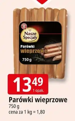 E.Leclerc Parówki wieprzowe Wiodąca Marka Nasze Specjały oferta