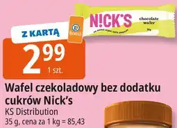 E.Leclerc Wafelek chocolate N!Ck's oferta