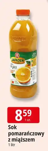 E.Leclerc Sok pomarańczowy z miąższem Wiodąca Marka Jafaden oferta