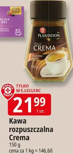 E.Leclerc Kawa crema Wiodąca Marka Plantation oferta