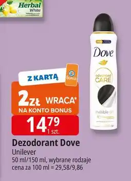 E.Leclerc Dezodorant invisible Dove Advanced Care oferta