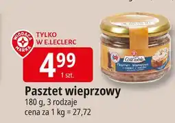 E.Leclerc Pasztet wieprzowy z mięsem kaczki Wiodąca Marka Cote Table oferta