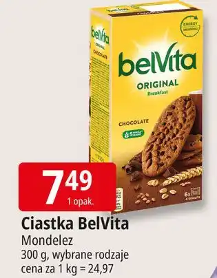 E.Leclerc Ciastka zbożowe czekoladowe Belvita oferta