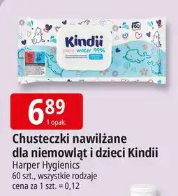 E.Leclerc Chusteczki wilgotne pure Cleanic Kindii oferta