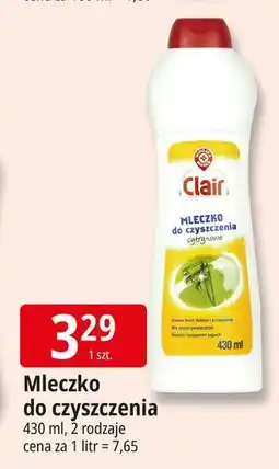 E.Leclerc Mleczko do czyszczenia cytryna Wiodąca Marka Clair oferta