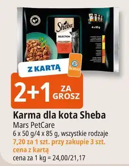 E.Leclerc Karma dla kota z łososiem tuńczykiem dorszem Sheba Fresh & Fine oferta