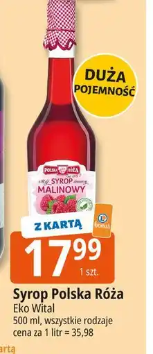 E.Leclerc Syrop malinowy Polska Róża oferta