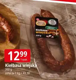E.Leclerc Kiełbasa wiejska Wiodąca Marka Nasze Specjały oferta