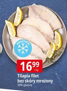 E.Leclerc Tilapia bez skóry 30% glazury oferta