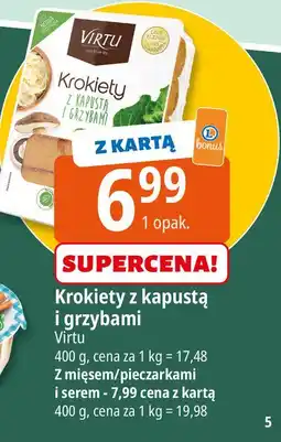 E.Leclerc Krokiety z pieczarkami i serem Virtu oferta