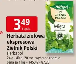 E.Leclerc Herbatka mięta Herbapol Zielnik Polski oferta