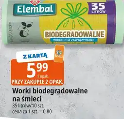 E.Leclerc Worki na śmieci 35 l biodegradowalne Wiodąca Marka Elembal oferta