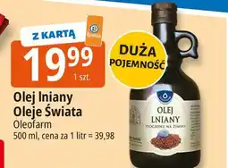E.Leclerc Olej lniany Oleofarm oferta