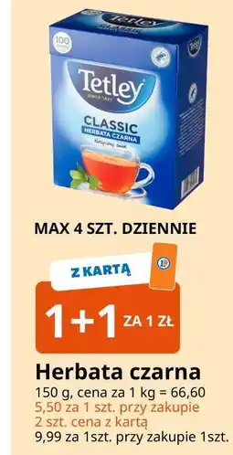 E.Leclerc Herbata czarna Tetley Classic oferta