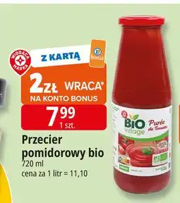 E.Leclerc Przecier pomidorowy Wiodąca Marka Bio Village oferta
