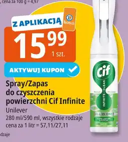 E.Leclerc Zapas do czyszczenia clean Cif oferta