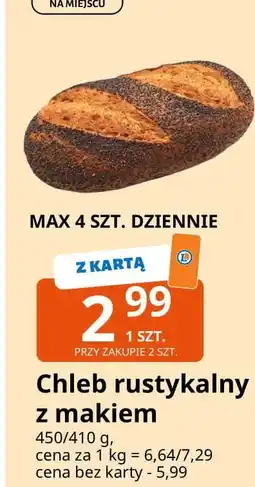 E.Leclerc Chleb rustykalny z makiem oferta