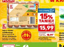 Kaufland Jaja z chowu ściółkowego oferta