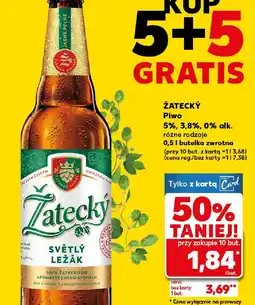 Kaufland Pivo Žatecký oferta