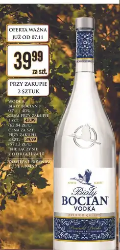 Dino Wódka Biały Bocian Vodka oferta