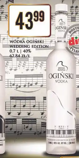 Dino Wódka wedding edition Ogiński Vodka oferta