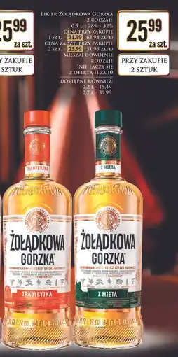 Dino Wódka Żołądkowa Gorzka Tradycyjna oferta