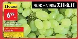 Biedronka Winogrono jasne bezpestkowe oferta